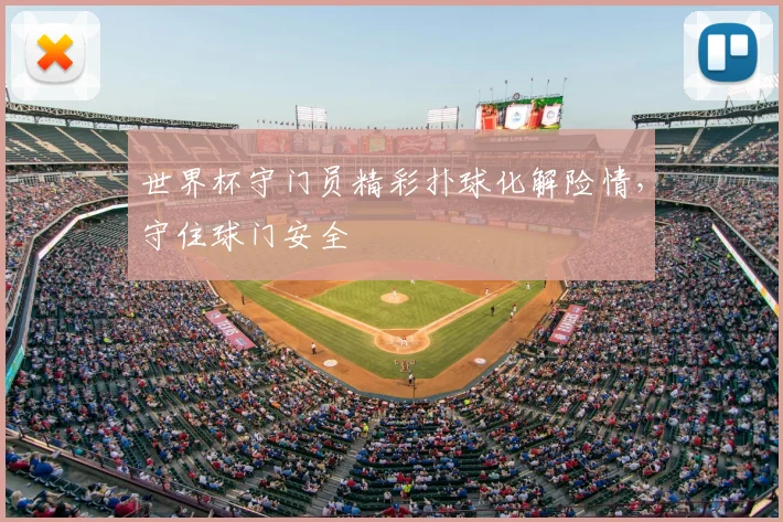 世界杯守门员精彩扑球化解险情,守住球门安全